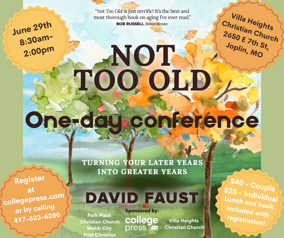 Not Too Old One-Day Conference Registration